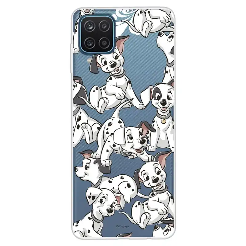 Funda Oficial de Disney Cachorros Siluetas 101 Dálmatas para Samsung Galaxy A12