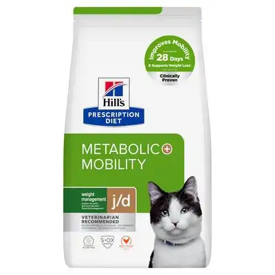 Hill's Prescription Diet j/d Metabolic + Mobility con pollo, pienso para gatos - 1,5 kg - Hill's Prescription Diet - Comparador de precios