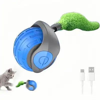 IntiMeg Pelota interactiva para gatos y perros - 360° - Verde - IntiMeg - Comparador de precios