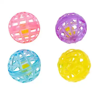 Pelotas con cascabel Basics juguete para gatos - 4 unidades - Zooplus Basics - Comparador de precios