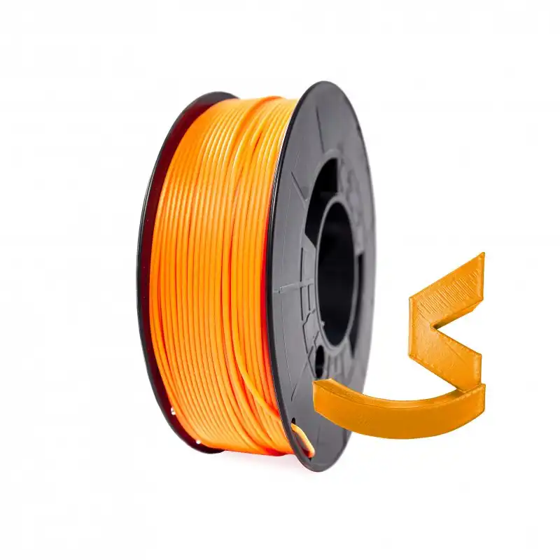 Winkle Bobina Filamento PLA HD 1Kg 1.75mm Naranja Fluorescente