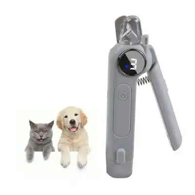 ZooVenture Cortauñas y raspador LED 2 en 1, color gris - Color: Gris - Zooventure - Comparador de precios