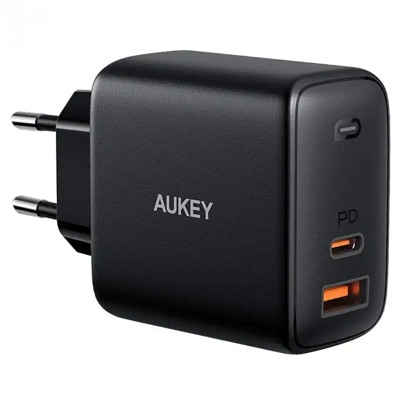 Aukey OMNIA Mix Cargador PD de Dos Puertos 65W