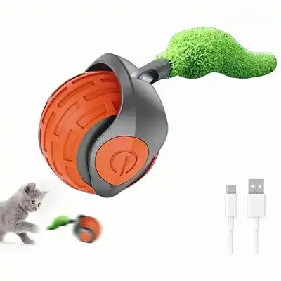 IntiMeg Pelota interactiva para gatos y perros - 360° - Naranja - IntiMeg - Comparador de precios