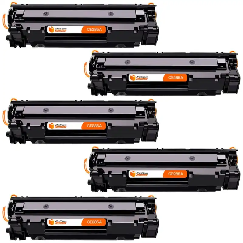 Pccom Essential HP CE285A/CE278A/CB435A/CB436A Tóner Compatible Negro Pack 5