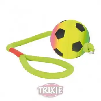 Pelota Neón Cuerda Caucho Suave