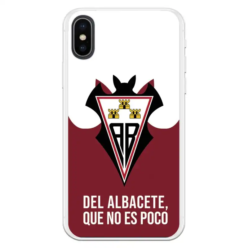 Funda Licencia Oficial Albacete Balompié Escudo del Albacete que no es Poco para iPhone X