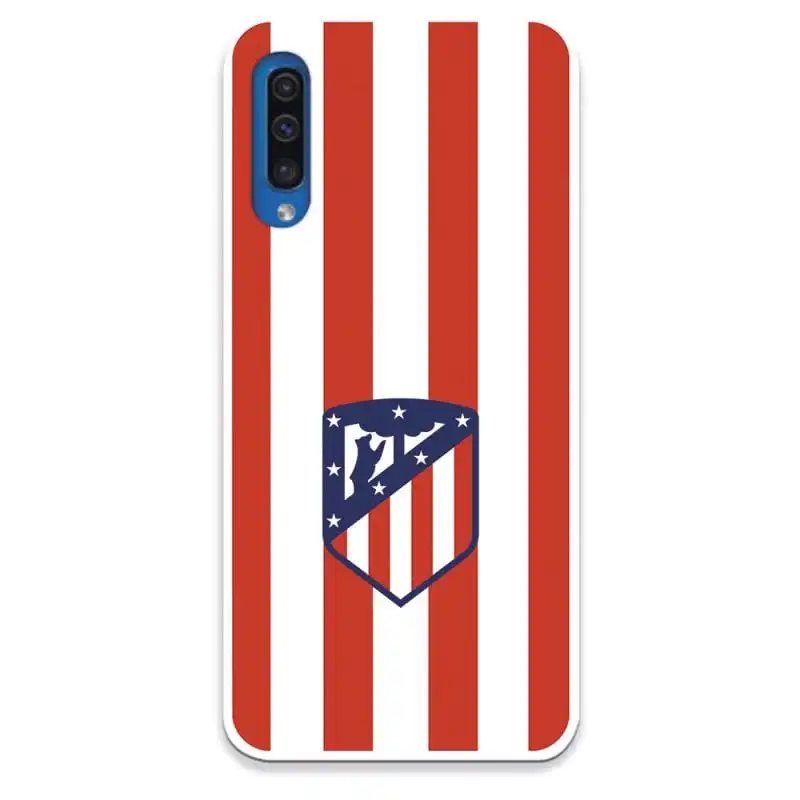Funda Oficial Atlético de Madrid del Atleti Escudo Rojiblanco para Samsung Galaxy A50