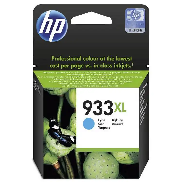 HP 933XL Cartucho Tinta Alta Capacidad Original Cian