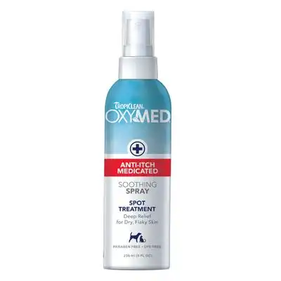 Spray antiprurito TropiClean OxyMed - 3 x 236 ml - Pack Ahorro - Tropiclean - Comparador de precios