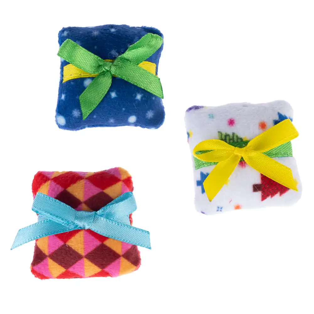 TIAKI cojines de Navidad para gatos - set de 3