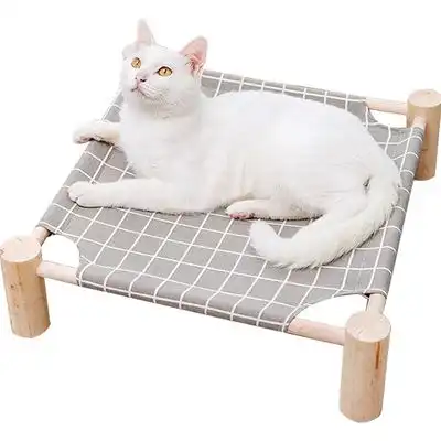 UAMLY Hamaca de madera maciza para gatos - gris - Uamly - Comparador de precios