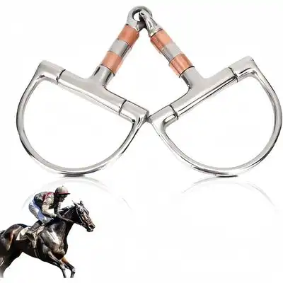 ZooVenture Bocado de anilla articulado de cobre para caballo - 1 pieza - Zooventure - Comparador de precios