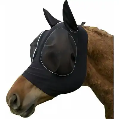 ZooVenture Máscara antimoscas elástica negra para caballos - Negro - Zooventure - Comparador de precios