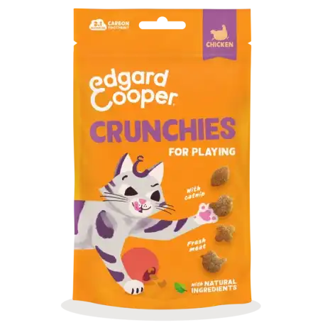 0.05 KG 50 g Edgard & Cooper Galletas Crunchies Pollo para gatos - Edgard & Cooper - Comparador de precios