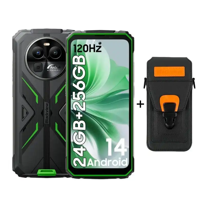 Blackview BV8100 8/256GB Verde Libre + Funda Protectora