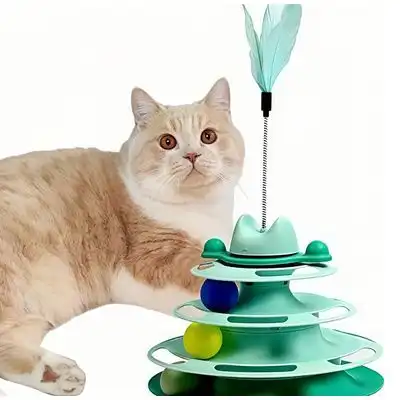 FurryFusion Bandeja giratoria para gatos - 1 pieza - Furry Fusion - Comparador de precios