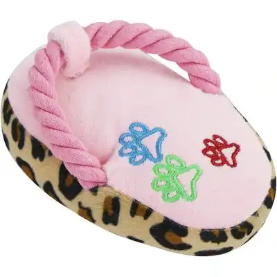HausPets Zapato de juguete para perros con cuerda chirriante, algodón rosa - Artículo 1 - HausPets - Comparador de precios