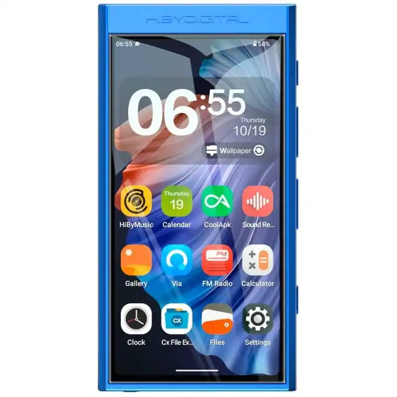 HiBy Digital M300 Reproductor Hi-Res 4" Android 13 Azul