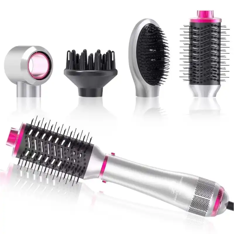 Lalano's Cosmetics One Step Hairstylist Cepillo Secador Voluminizador 4 en 1 Rosa