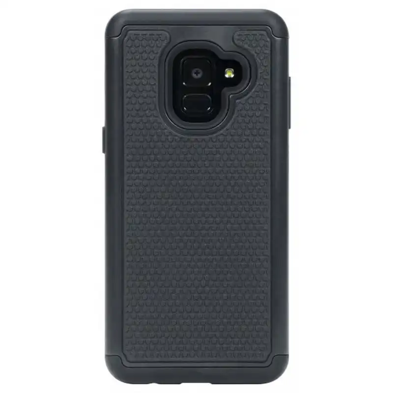Mobilis Funda Rugorizada Bumper Negra para Samsung Galaxy A8