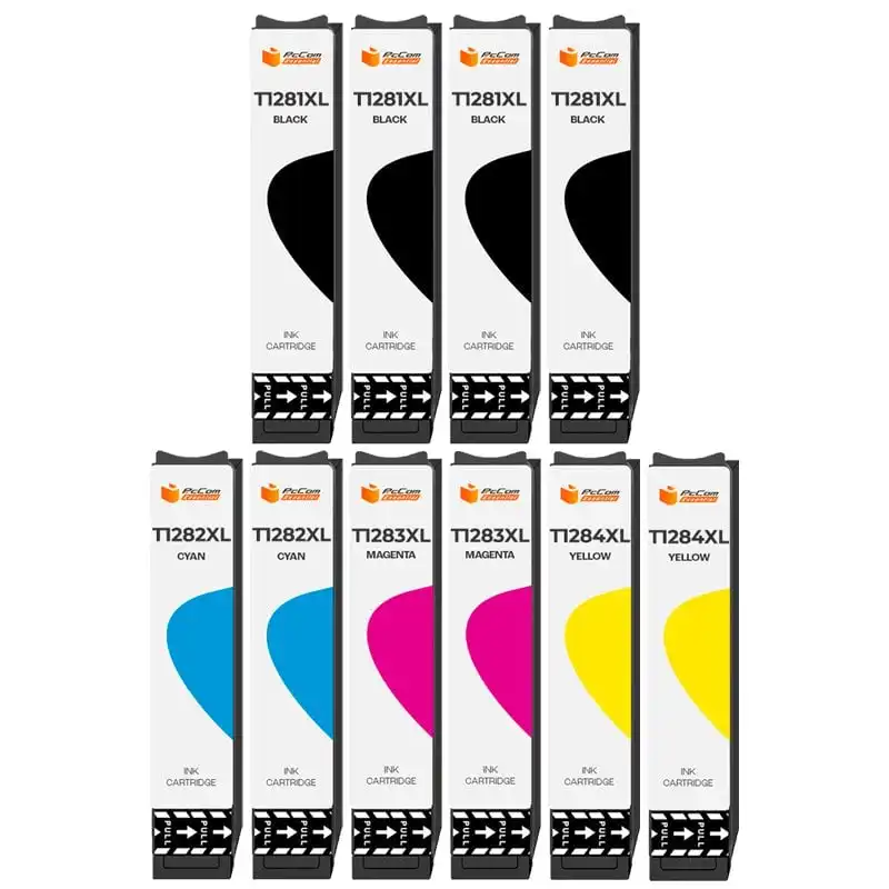 Pccom Essential Cartucho Tinta Compatible Epson T1281/T1282/T1283/T1284 Negro/Cian/Magenta/Amarillo Pack 10