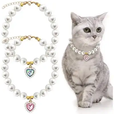 UAMLY Collar de perlas con forma de gato - 2 artículos - Uamly - Comparador de precios
