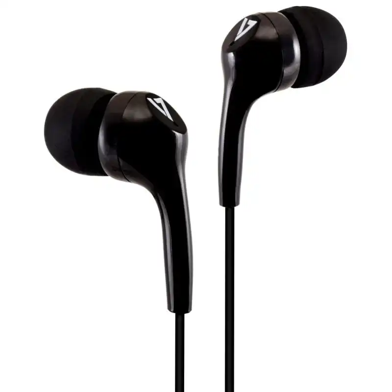 V7 HA105-3EB Auriculares Intraurales Negros