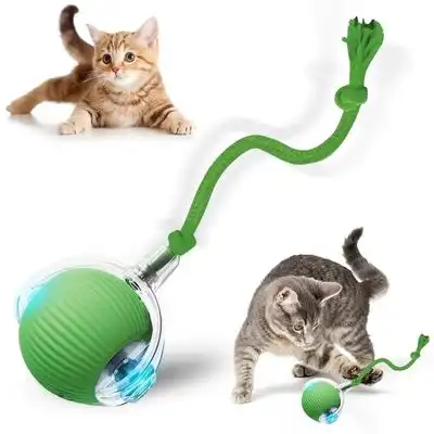 ZooVenture Pelota interactiva con 3 modos para gatos y perros - Color: Verde - Zooventure - Comparador de precios