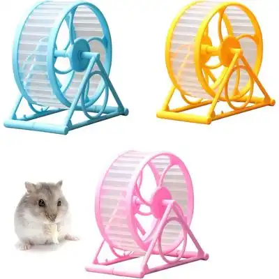 ZooVenture Ruedas para hámster, 2 piezas, azul y amarillo, 18 cm - Juego de 2 piezas | Colores: Azul + Amarillo - Zooventure - Comparador de precios