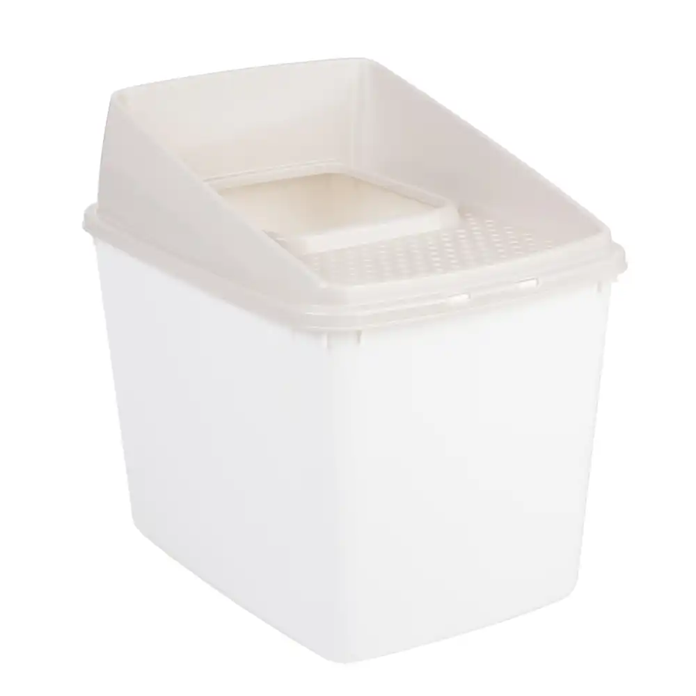 Arenero cubierto Big Box para gatos - Blanco