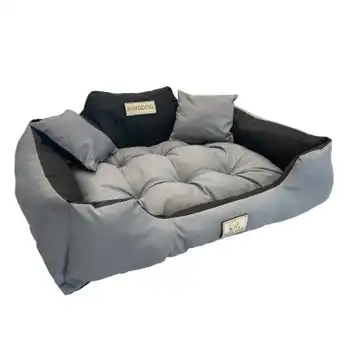 Cama Para Perros Y Gatos 55 X 45 Gris Oscuro Kingdog Talla S