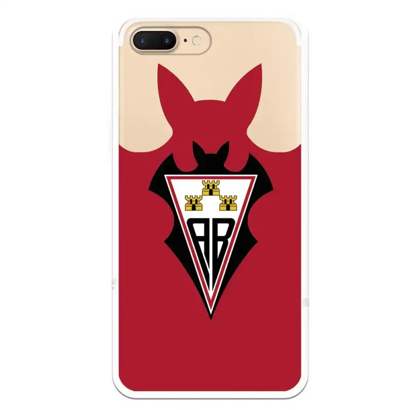 Funda Licencia Oficial Albacete Balompié Escudo Fondo Rojo para iPhone 8 Plus