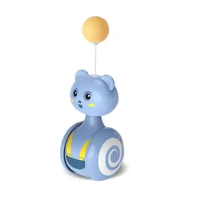 FurryFusion Juego de gato automático con pelotas y varita de plumas - Azul - Furry Fusion - Comparador de precios