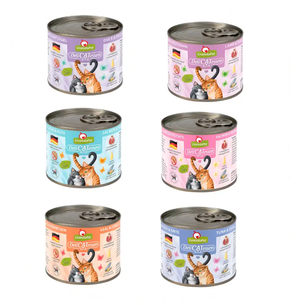 Oferta de prueba: GranataPet DeliCatessen 6 x 200 g - Pack de prueba I - Granatapet - Comparador de precios