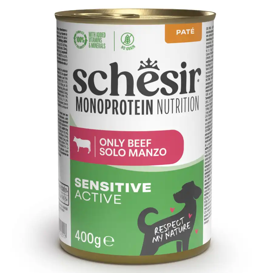 Schesir Monoprotein Lata Ternera para perros - 400 g - Schesir - Comparador de precios