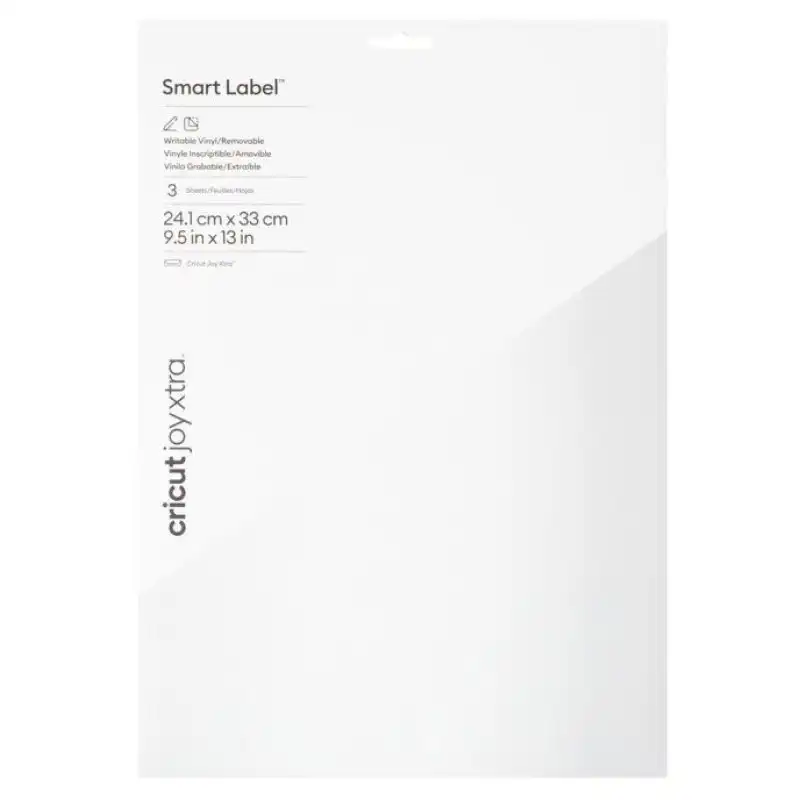 Cricut Smart Vinyl Vinilo de Transferencia Térmica Escritura Blanco