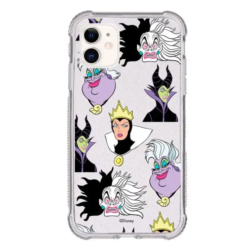 Funda Brillantina Oficial de Disney Villanas Patrón para iPhone 11