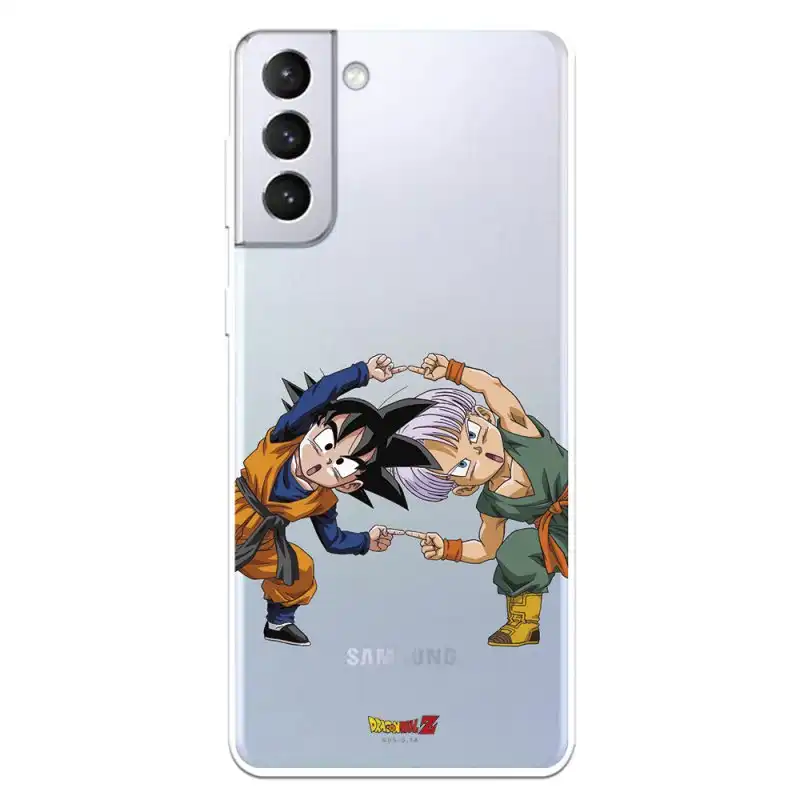Funda Oficial de Dragon Ball Goten y Trunks Fusión Dragon Ball para Samsung Galaxy S21 Plus