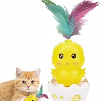 FurryFusion  de plumas para gatos con forma de pollito de colores - Artículo 1 - Furry Fusion - Comparador de precios