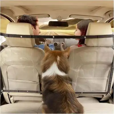 Pawffee Barrera de separación para mascotas coche – Red organizadora malla - 1 pieza - Pawffee - Comparador de precios