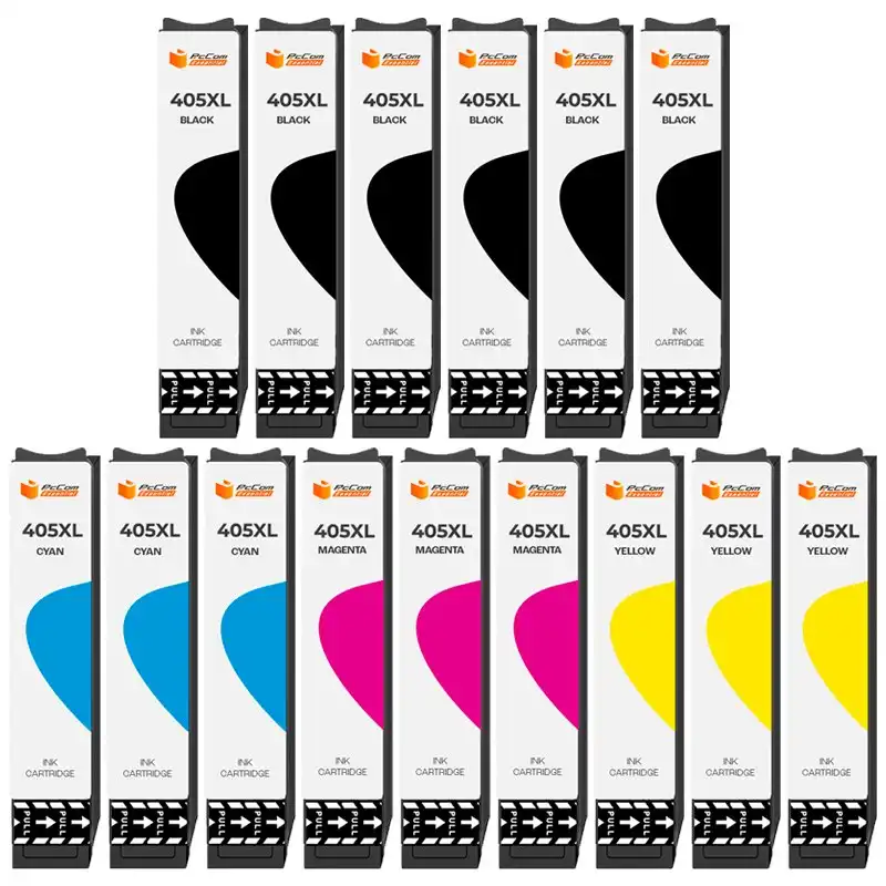Pccom Essential Cartucho Tinta Compatible con Epson 405XL Negro/Cian/Magenta/Amarillo Pack 15
