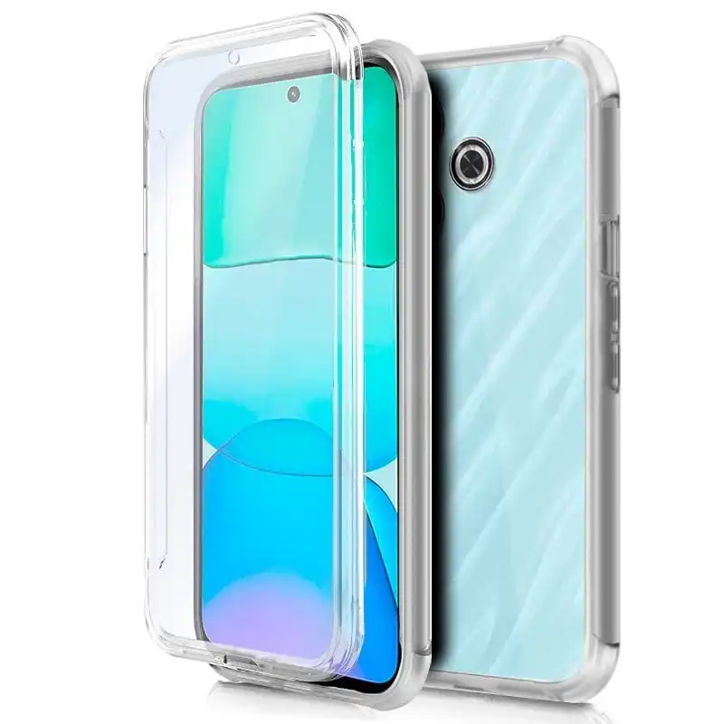 Cool Funda de Silicona 3D Frontal+Trasera Transparente para Xiaomi Redmi 13 / Poco M6