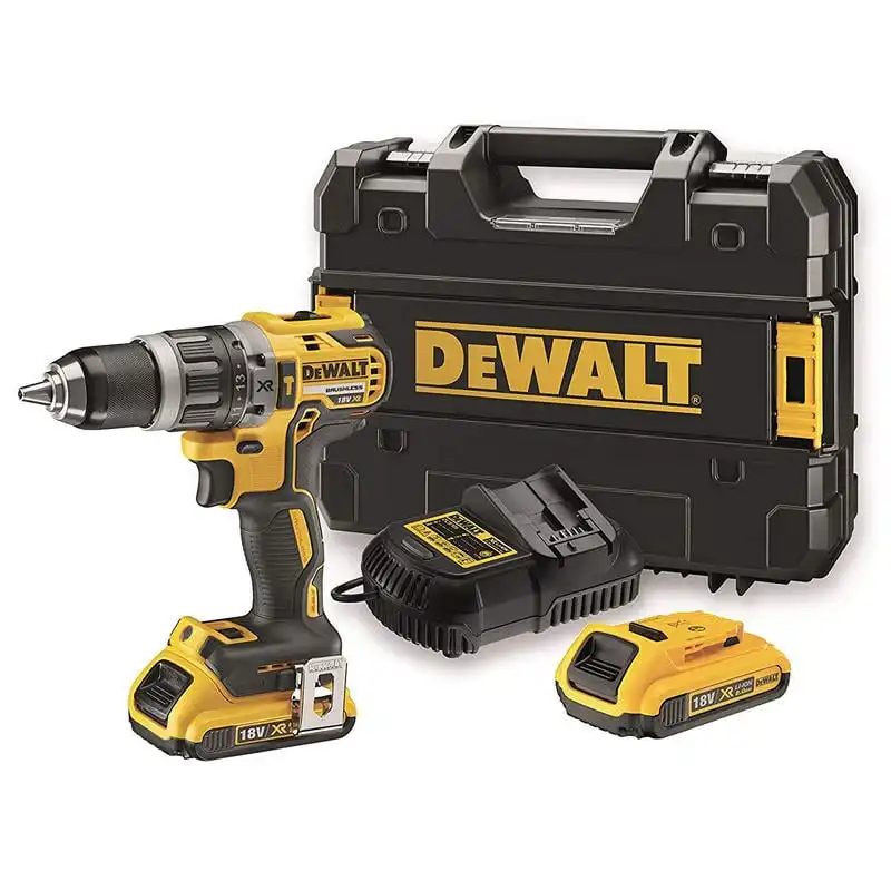 DeWalt DCD796D2-QW Taladro Percutor 1800W + 2 Baterías 18V + Maletín