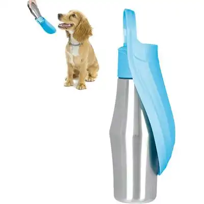 Pawffee Botella de agua azul claro 750ml a prueba de fugas para perros - 1 pieza - Pawffee - Comparador de precios