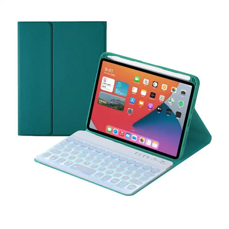 Royal Bailey Hy006d Funda Con Bluetooth Teclado Para Ipad Mini 6 Verde