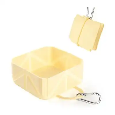 UAMLY Comedero plegable para perros, ideal para viajar - AMARILLO - Uamly - Comparador de precios
