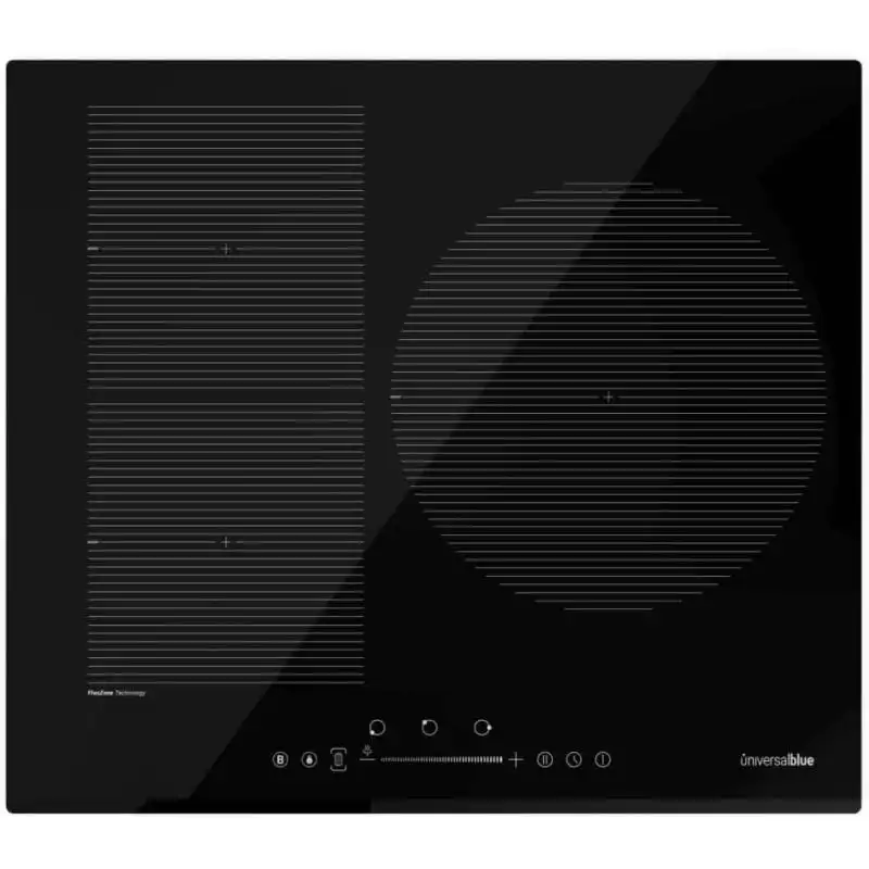 Universal Blue Meissa Flex 6070BF Placa de Inducción Flexible 3 Zonas 59cm Negra