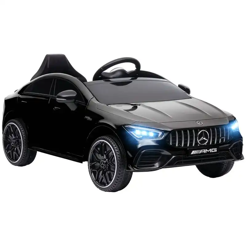 Aiyaplay Coche Eléctrico Para Niños De +3 Años Mercedes-amg Cla 45 Negro