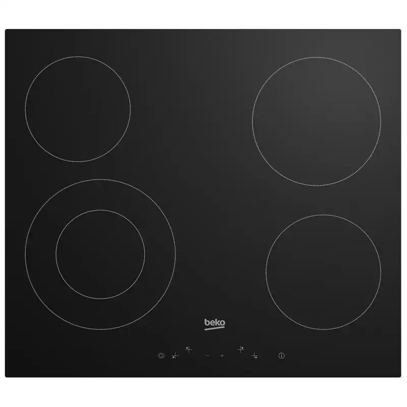 Beko HIC 64401 Placa Vitrocerácmica 4 Zonas Negra